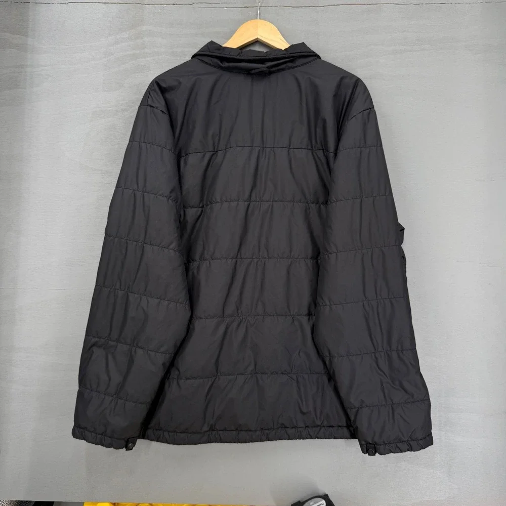 The North Face Puffer Jacket Black Quilted Full Zip Insulated Men's XXL